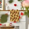 thumbnail image 4 of YladaFaie Strawberry Kitchen Towels, 2 Pack Wreath Tea Dish Towels, Absorbent Drying Cloth Tea Towels for Cooking Baking, 16 x 24 Inch, 4 of 7