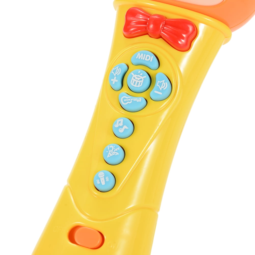 Battery Operated Baby Dynamic Microphone Toy Musical Toys with Light