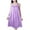 Purple, variant on Women's Satin Chemise Nightgown Lace Trim Silk Slip Dress V Neck Sleeveless Nightdress Beige Free Size