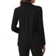 thumbnail image 3 of Blazer de Negocios INSPIRE CHIC para Mujer, Chaqueta de Oficina de Manga Larga Casual Abierta, S Negro, 3 of 6