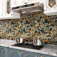 thumbnail image 5 of Brown Leaves Vintage Wallpaper Peel and Stick Wallpaper Floral Contact Paper for Shelf Liner Autumn Brown Leaf Wallpapers for Bedroom Waterproof Wall Paper Vinyl Wall Decor 17.5'''x102'', 5 of 17