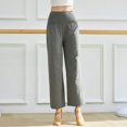 thumbnail image 1 of Pantalones de chándal de yoga para mujer Cintura ancha Modal Elástico Cómodo Suelto Ancho, 1 of 8