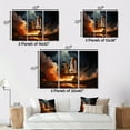 thumbnail image 4 of Designart "Night Launch Space Shuttle III" Space Shuttle Floater Framed Wall Art Print, 4 of 7