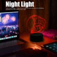 thumbnail image 4 of Lámpara de proyector de estrellas con luz nocturna pequeña tridimensional para niños, innovadora lámpara LED alimentada por USB o batería para el hogar, 4 of 7