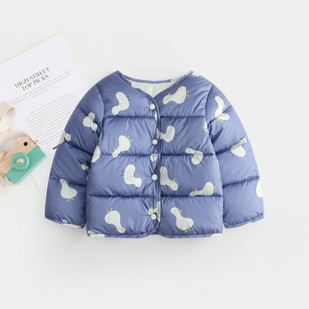 

Augper Baby Girls Outerwear Jackets & Coats Fall Winter Clearance Newborn Infant Baby Boys Girls Long Sleeve Cartoon Jacket Outwear Coat Outfits Blue