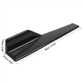 thumbnail image 4 of 2X Side Skirts Fits Universal Vehicles Black 450mm Exterior Side Bottom Line Extensions Splitter Lip Car Diffusers, 4 of 7