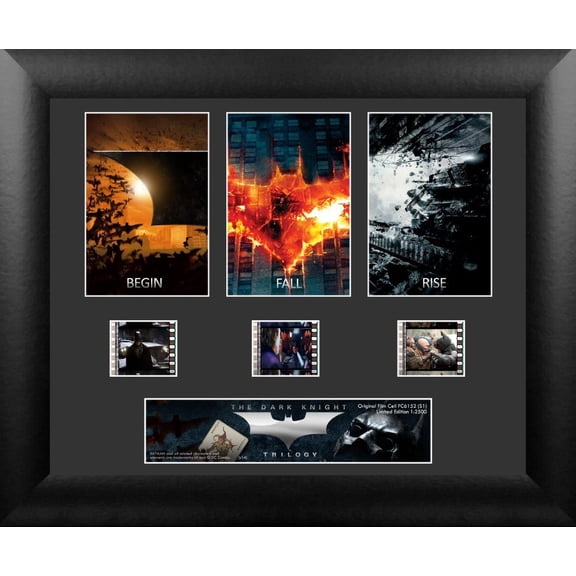 Batman The Dark Knight Trilogy (S1) Limited Edition 3 Cell Standard FilmCells Wall Art Presentation USFC6152