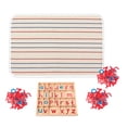 thumbnail image 4 of Materiales de aprendizaje de idiomas con alfabeto móvil, juguetes educativos Montessori de madera 3 paquetes de letras, 4 of 9