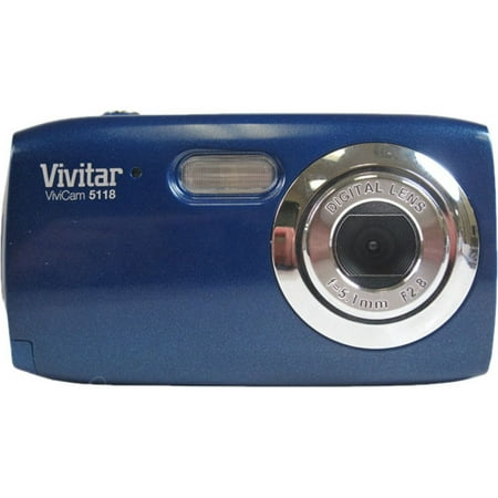Vivitar ViviCam 5118 5.1 Megapixel Compact Camera, Pink