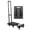 Black1, variant on Silent Hand Truck Upgraded Capacity Convertible Heavy Duty Luggage Cart Small with Wheels Rolling for Moving Car Automotive