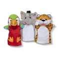thumbnail image 5 of Melissa & Doug Safari Buddies Hand Puppets, Set of 6 (Elephant, Tiger, Parrot, Giraffe, Monkey, Zebra), 5 of 11