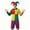 Boys, variant on Jester Costume for Men Women,Halloween Terrifier Circus Clown Cosplay Matching Outfit,Color Block Harlequin Jumpsuit and Shirt Shorts Set for Couples Carnival Party Dress Up,Size 150