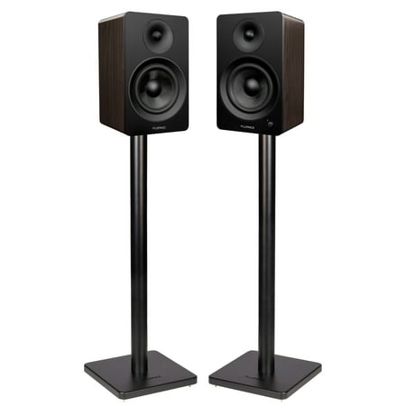 Fluance Ai61 Powered 2-Way 2.0 Stereo Bookshelf Speakers with Speaker Stands 6.5 Drivers 120W Amplifier for Turntable Bluetooth 5 Wireless Music Streaming - RCA Optical USB & Sub Out (Natural Walnut - image 8