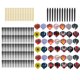 thumbnail image 2 of Kit de accesorios juego de dardos ANGGREK 12 ejes 42 plumas 100 puntas, 2 of 8