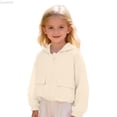 thumbnail image 2 of Liyamei Kids Lightweight Hooded Jacket with Zipper for Fall Windproof Outerwear Size 4-5 Years, 2 of 7