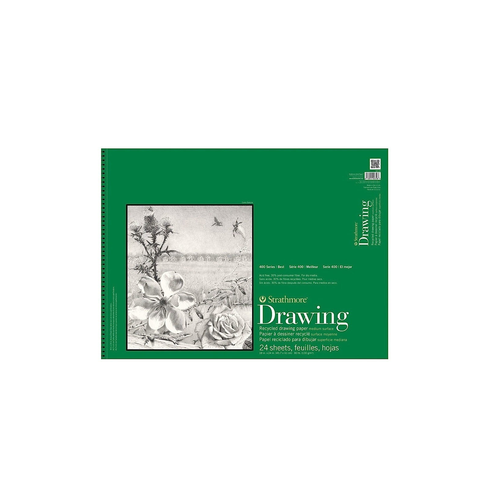 Series 400 Premium Recycled Drawing Pads 9 in. x 12 in. (pack of 3)