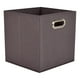 thumbnail image 3 of Gaveta Cubo Plegable Home  Home 27X27X28 Cm Chocolate, 3 of 3