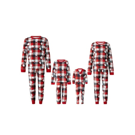 

GuliriFei Family Matching Pajamas Set Christmas Sleepwear Parent-Child Pjs Outfit for Xmas Holiday Party