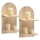 thumbnail image 1 of Bewildely Soporte de pared de madera para baño, amplia gama de aplicaciones, estantes de pared útiles, práctico estante de pared Decoración del hogar B, 1 of 6