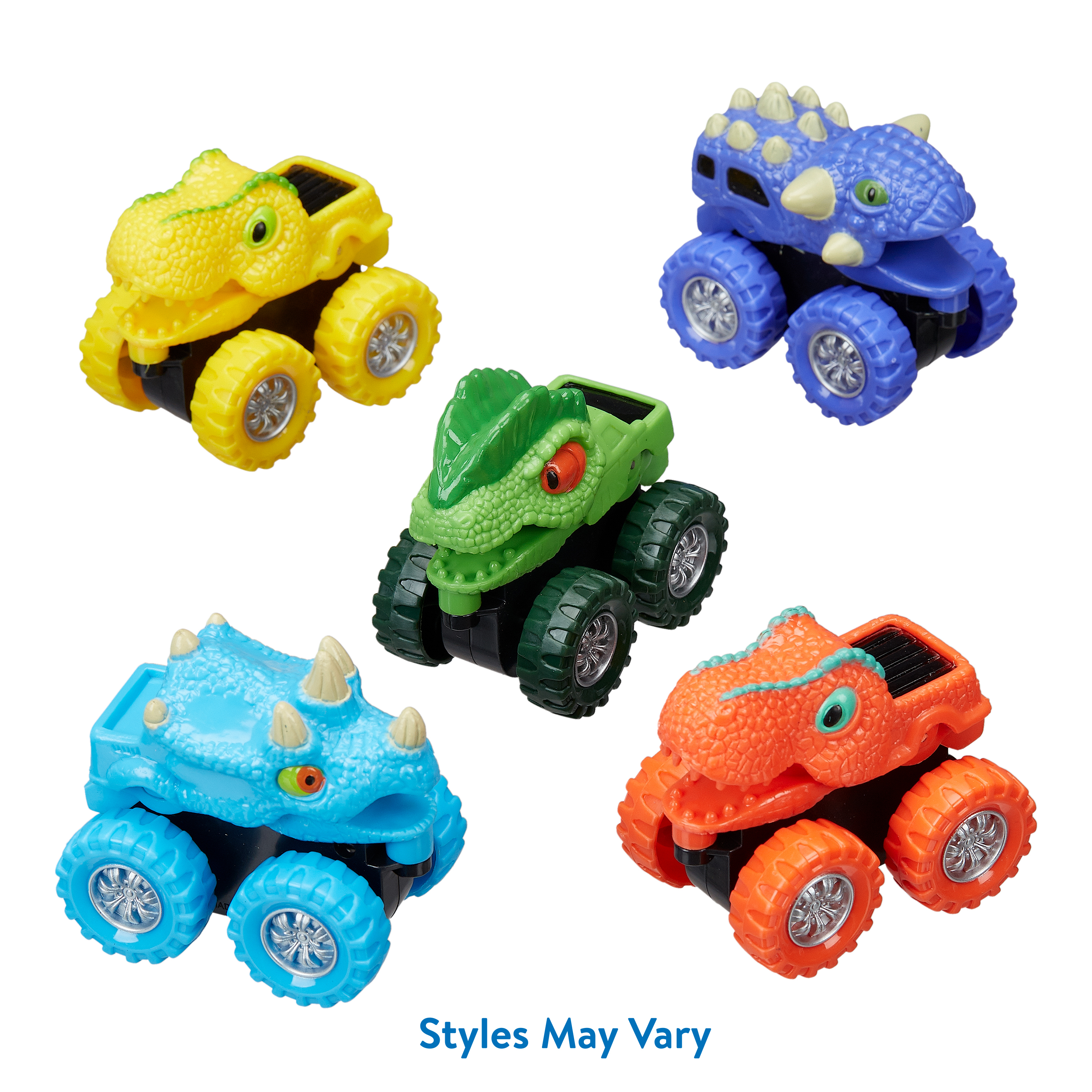 Spark Create Imagine 5 Piece Monster Trucks.  Amazing Looking Free Wheel Colorful Monster Trucks! - image 2 of 8