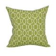 thumbnail image 2 of Blazing Needles 9910-S2-OD-192 17 in. Square Polyester Outdoor Throw Pillows, Titan Kiwi - Set of 2, 2 of 2