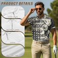 thumbnail image 4 of Garronmavis Matching Golf Shirts for Couple American Flag Bald Eagle Moisture Wicking His and Hers Golf Shirts Matching for Casual Wear Mens Athletic Shirts Lightweight Quick Dry, 4 of 5