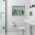 thumbnail image 3 of Farmhouse Bathroom Flower Decor Wall Art Every Day Is A Gift Hummingbird Floral Inspirational Quotes Pictures Wall Decor Canvas Painting Prints Artwork Home Decorations Framed for Bedroom 16"x12", 3 of 6