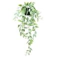 thumbnail image 2 of Grayish White Pea Pod Potted Plant | Oimcto Artificial Hanging Vine Plant with Pot Potted Trailing Greenery for Indoor Wall & Room Decor, 2 of 3