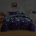 thumbnail image 2 of Juego de Ropa de Cama Feelyou Twin 173x229cm Brilla en la Oscuridad, 2 of 6