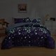 thumbnail image 2 of Juego de Ropa de Cama Feelyou Twin 173x229cm Brilla en la Oscuridad, 2 of 6