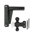 thumbnail image 3 of Bulletproof Hitches Trailer Hitch Ball Mount MD206 For 2 Inch Receiver; Lockable Lock Sold Separate; 14000 Pound Gross Trailer Weight; Adjustable 6 Inch Drop/6 Inch Rise; Non Swivel; Non-Extendable, 3 of 17