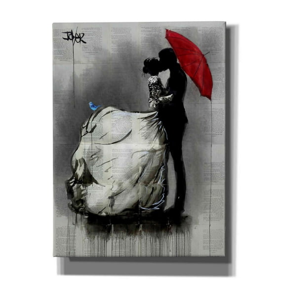 Epic Graffiti 'Big Dresss' by Loui Jover, Canvas, Wall Art, 40"x54"