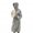 Light Grey, variant on Plush Robe Sure Here's A Product Title for Listing Winter Hooded Bathrobe with Adjustable Waistband Pockets Thick Fleece Warm Mid-length for Couples