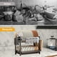 thumbnail image 3 of Escurridor de Trastes, Organizador de Platos con Bandeja de Goteo,Estante para platos Acero Inoxidable 2 Niveles, Escurreplatos con Soporte para Utensilios y Tabla de Cortar para Almacenamiento Cocina, 3 of 7