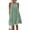 Bean Green, variant on Women Summer Dresses Casual Spring Clothes Sleeveless Halter Neck A-Line Boho Mini Dress Beach Vacation Sundress