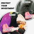 thumbnail image 3 of Goofa Purple Glitter Pattern Car Back Seat Protector for Kids (2 Pack) ,Anti-kick Storage Mat for Car Seats,Shields from Footprints, 3 of 6