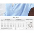 thumbnail image 5 of BTFBM Women Long Sleeve Crew Neck Sweaters Tops, 2 in1 Knitted Pullover, Deco Buttons, Oversized, Stretchy, Vacation, Business Casual Outfits, Fall Winter Trendy, 5 of 9