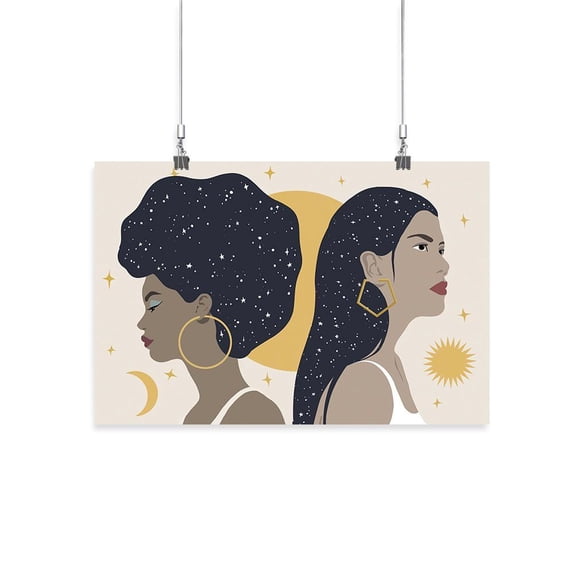 Heavenly Hair Collection A Poster - Annie Warren Designs,