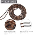 thumbnail image 3 of Unique Bargains 2Pack Rhinestone Shoe Lace, 63' Bling Glittered Ropes Drawstring Cords Replacement (Yellow Black), 3 of 6