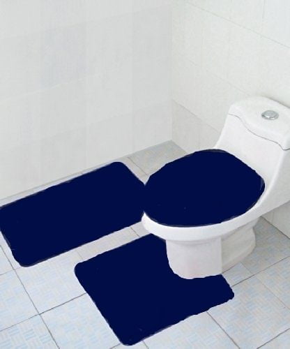 navy blue bath rugs