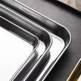 thumbnail image 2 of ACDANC 2026 New Metal Litter Box Deep Tray Stainless Steel Cat Litter Box Flat Bottom Design for Cats Kittens Small Litter Box A312431㎝, 2 of 6