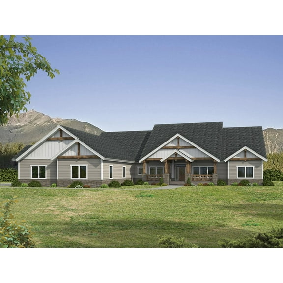 001-2290: ICF Mountain 4 Bed, 4 Bath Luxury Home Plan, 4037 Sq Ft: Full Blueprints with License to Build by Home Plan Marketplace - Lesuto