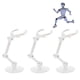 thumbnail image 4 of Soporte De Figuras De Acción De 10 Piezas, Soportes De Pantalla De Figura De Plástico Con Abrazadera Ajustable Y Base Para Muñecas Posibles Del Modelo, 4 of 7
