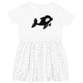 thumbnail image 3 of Inktastic Cute Baby Orca Girls Toddler Dress, 3 of 5