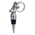 thumbnail image 2 of Tapón de botella animal Decoración Tapones giratorios universales Tapón de sellado Accesorios Aleación de zinc Barware para ies GacelaTopperPlata BLESIY Tapón de botella de vino, 2 of 7