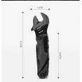 thumbnail image 4 of Outdoor camping multi-function wrench pliers multi-purpose adjustable wrench folding knife saw wrench combination tool KA-62A red, 4 of 5