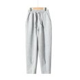 thumbnail image 5 of YUANxueke Athletic Sweatpants for Boys Drawstring Waist Casual Loose Fit Pants with Side Pockets,Gray,Sizes 5-15, 5 of 6
