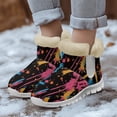 thumbnail image 4 of Psesaysky Graffiti Snow Boots for Women Girls Warm Slip-on Fashionable and Wear-Resistant Snow Boots, 4 of 7