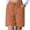 Brown, variant on Women Pants Trendy Straight-Leg Solid Short Stretchy Straight Trousers Quick Dry Loose String Pants Lightweight Confy Trousers with Pockets for Women