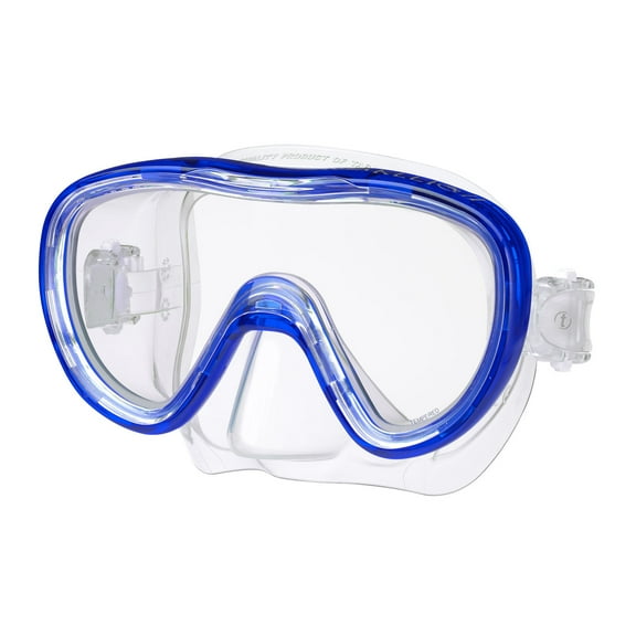 TUSA Kleio II Small, Single Lens Panoramic View Mask (Blue)
